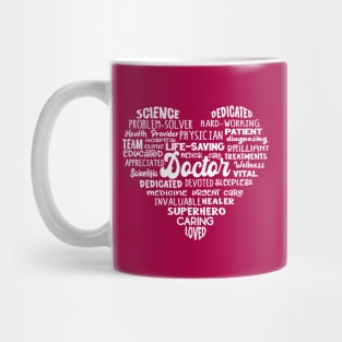 Heart Doctor Word Cloud Mug